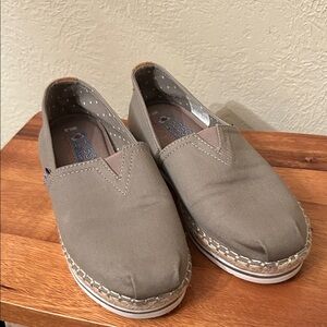Skechers Taupe Slip-On Espadrille Sneakers